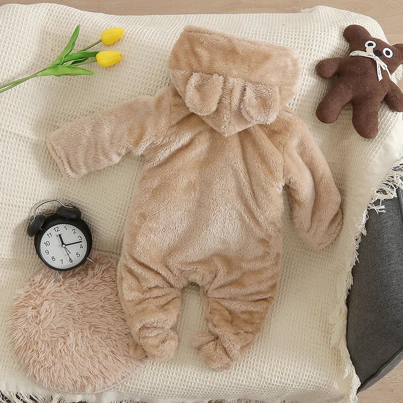 Baby Plush Winter Romper