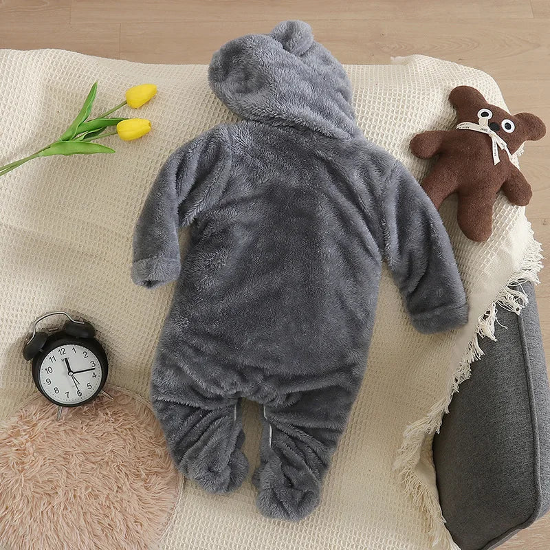 Baby Plush Winter Romper