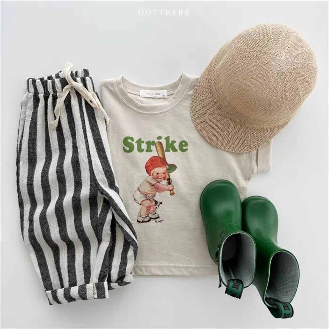 Striped Linen Trousers