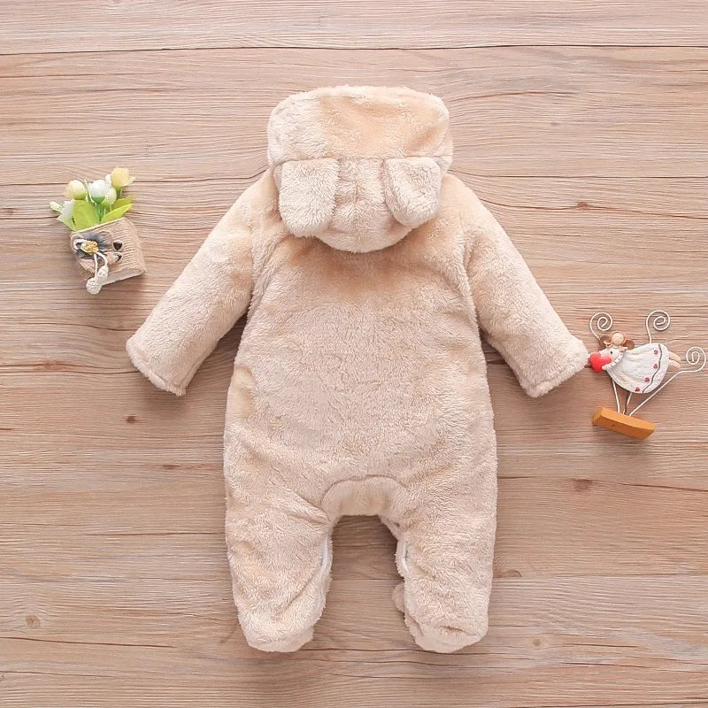 Baby Plush Winter Romper