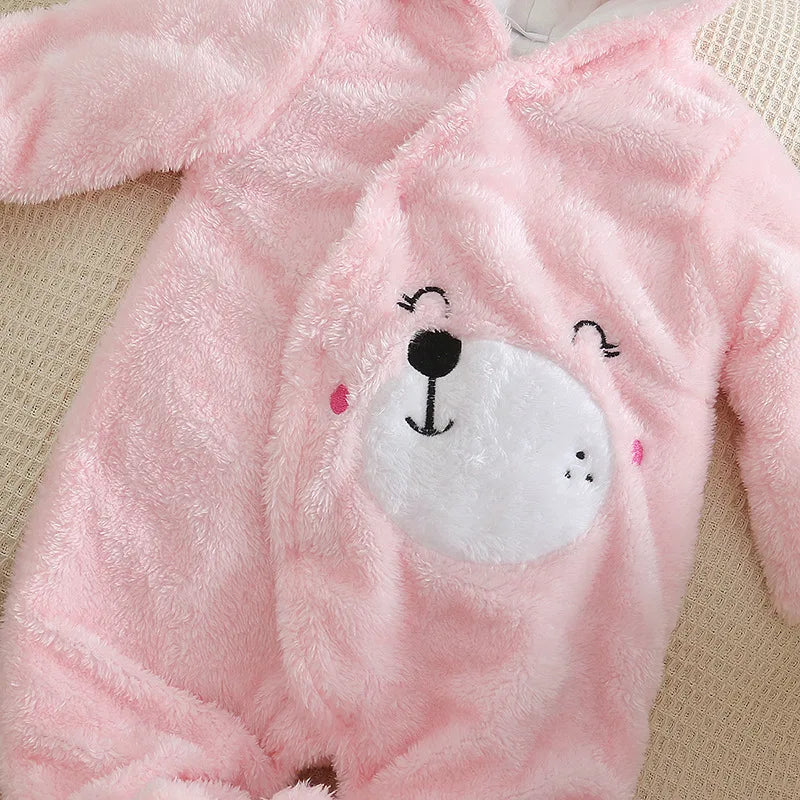 Baby Plush Winter Romper