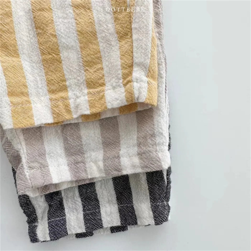 Striped Linen Trousers