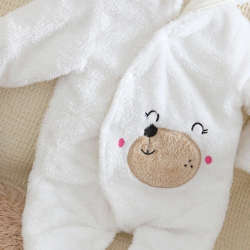 Baby Plush Winter Romper