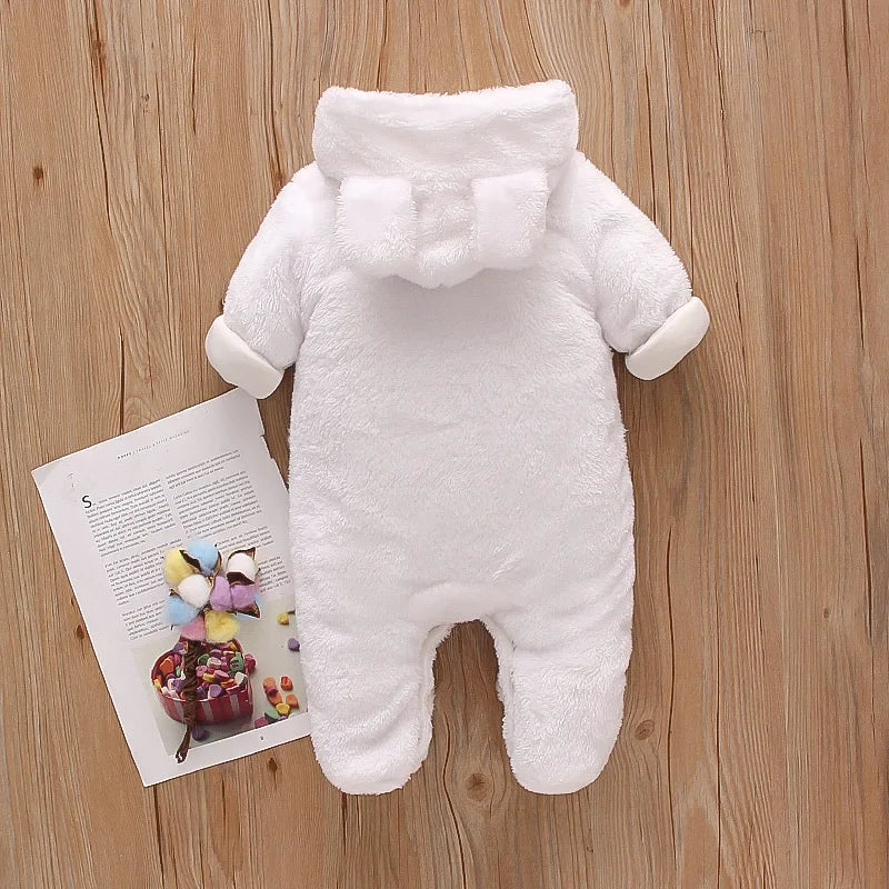 Baby Plush Winter Romper