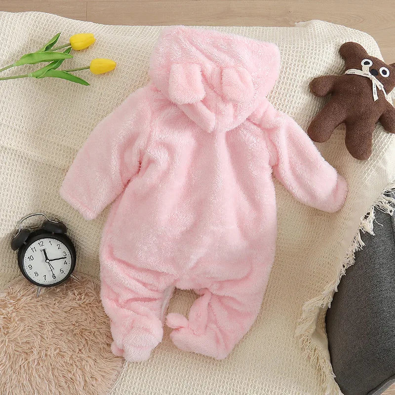 Baby Plush Winter Romper