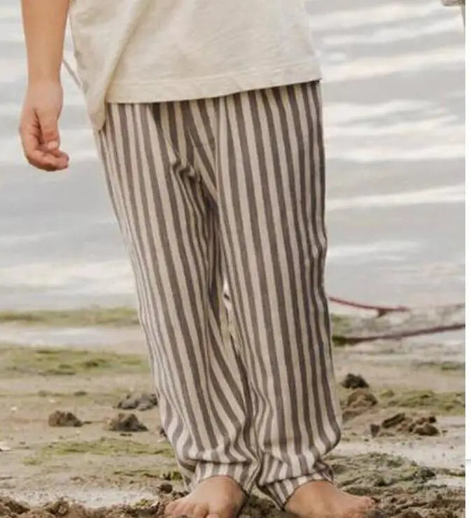 Striped Linen Trousers