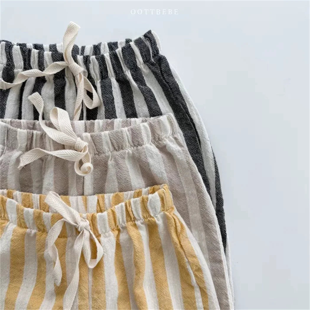 Striped Linen Trousers