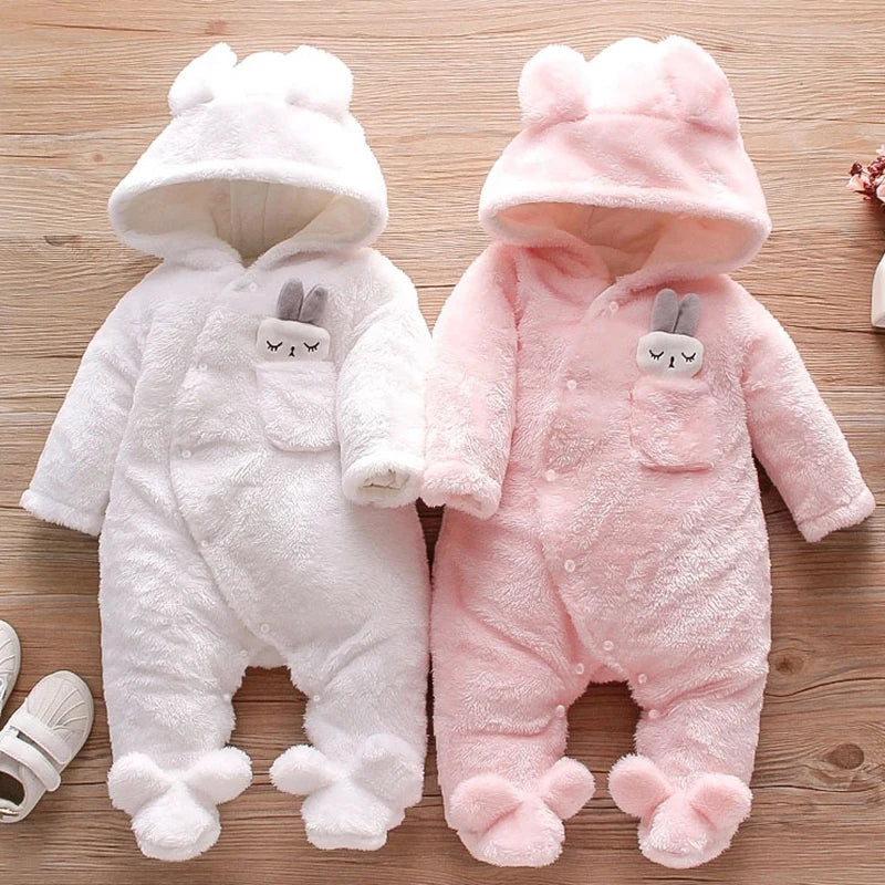 Baby Plush Winter Romper