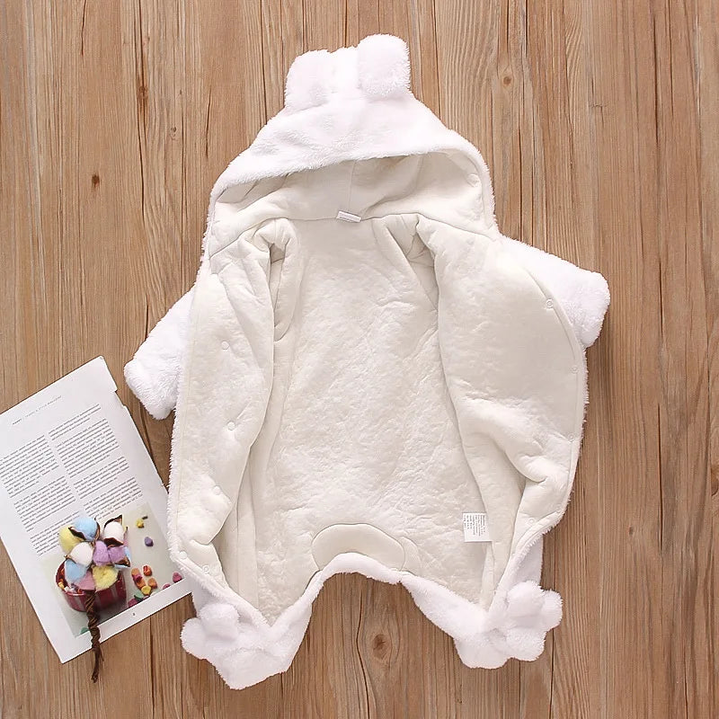 Baby Plush Winter Romper